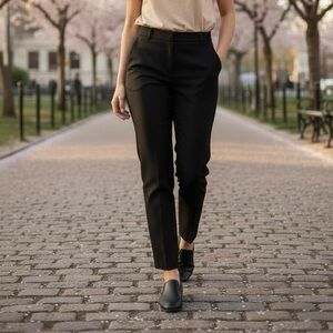Jules & Leopold Classic Black Ankle Pants